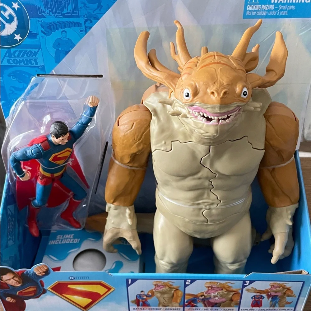 Superman and Kaiju Slime & Fortress of Solitude